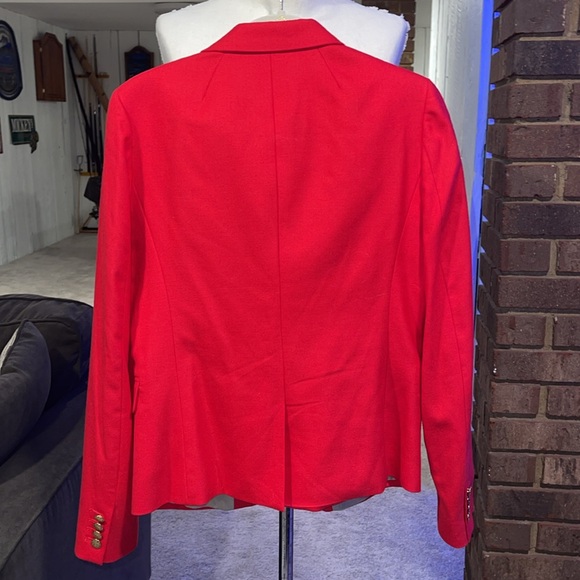 Red J. Crew Schoolboy Blazer Size 4 - Picture 2 of 4